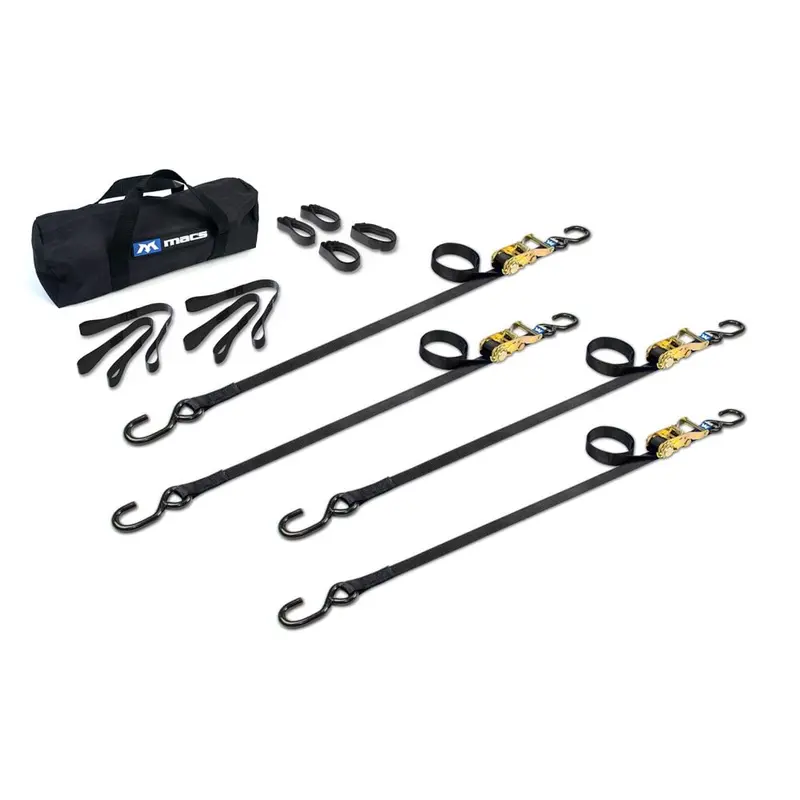 Mac's Tie Downs 1" Atv Motorcycle Ratchet Utility Pack With S-Hook 8