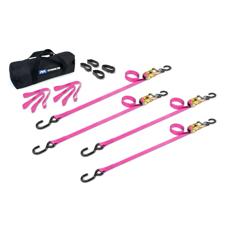 Mac's Tie Downs 1" Atv Motorcycle Ratchet Utility Pack With S-Hook 9