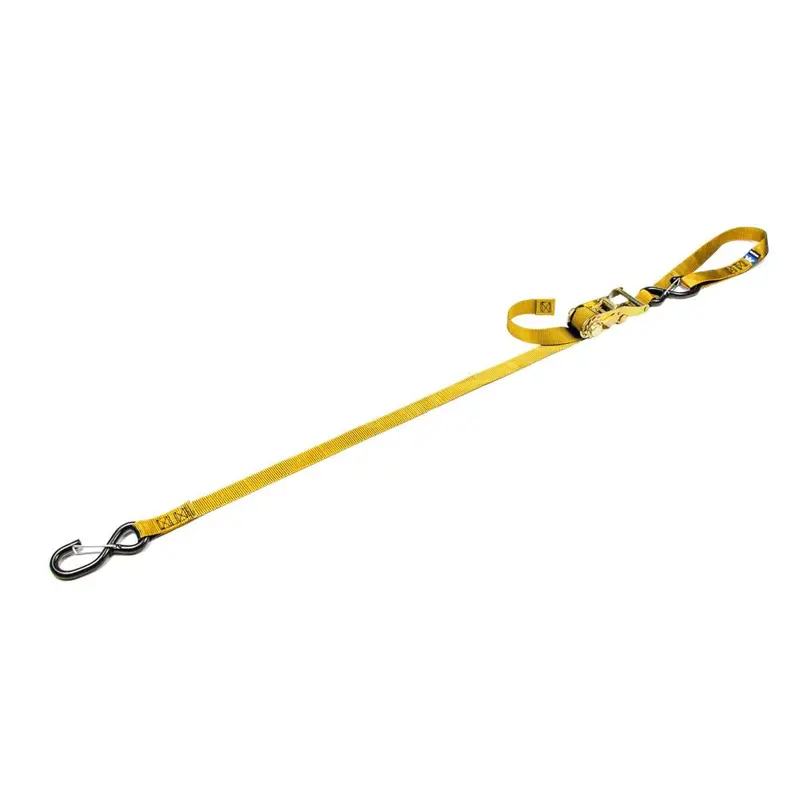 Mac’s Tie Downs 1-Inch Motorcycle Ratchet Strap with Soft Loop S-Hook