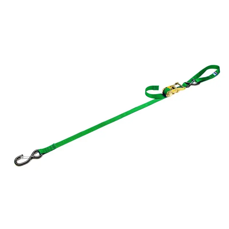 Mac’s Tie Downs 1-Inch Motorcycle Ratchet Strap with Soft Loop S-Hook