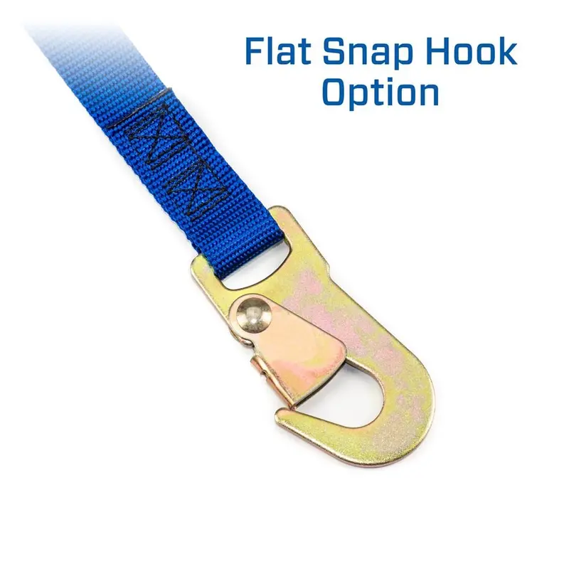 Mac's Tie Downs 1" Motorcycle Ratchet Tie-Down Pack With Integrated Soft Loops, Flat Snap Hooks 2