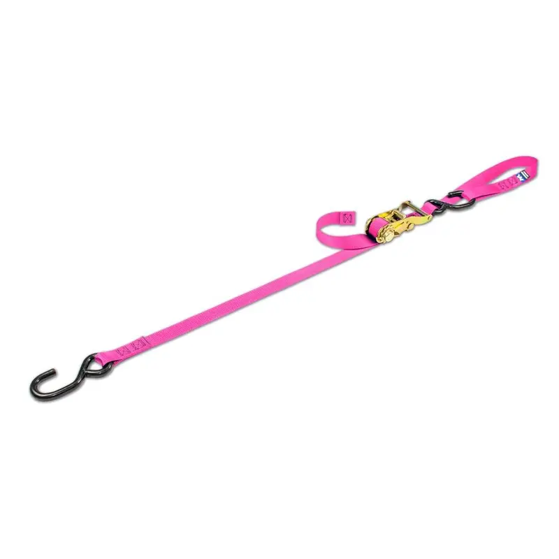 Mac's Tie Downs 1" Motorcycle Ratchet Tie-Down Strap With Integrated Soft Loop S-Hook 13