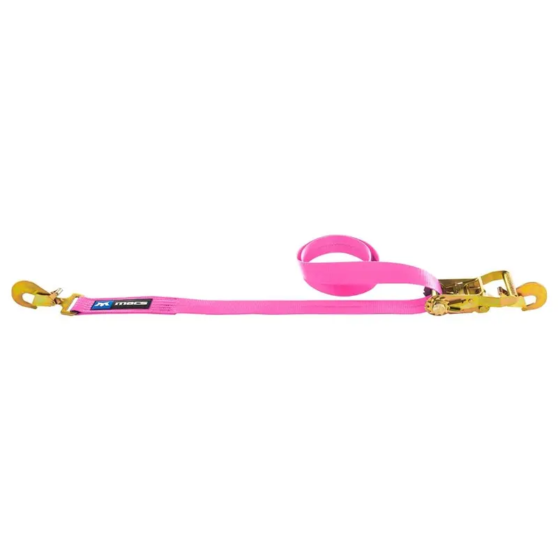 Mac’s Tie Downs 2-Inch Ratchet Axle Strap with Twisted Snap Hooks and Direct Hook