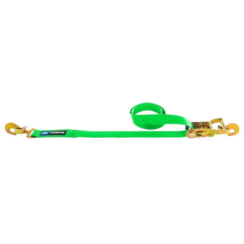 Mac's Tie Downs 2" Ratchet Cwith Twisted Snap Hooks, Direct Hook 1