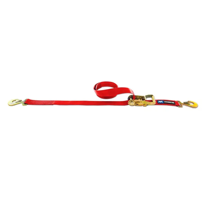 Mac’s Tie Downs 2″ Ratchet Strap with Flat Snap Hook