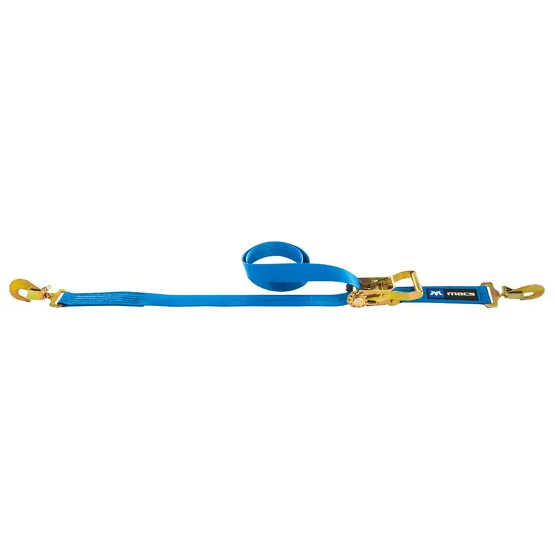 Mac’s Tie Downs 2″ Ratchet Strap with Flat Snap Hook