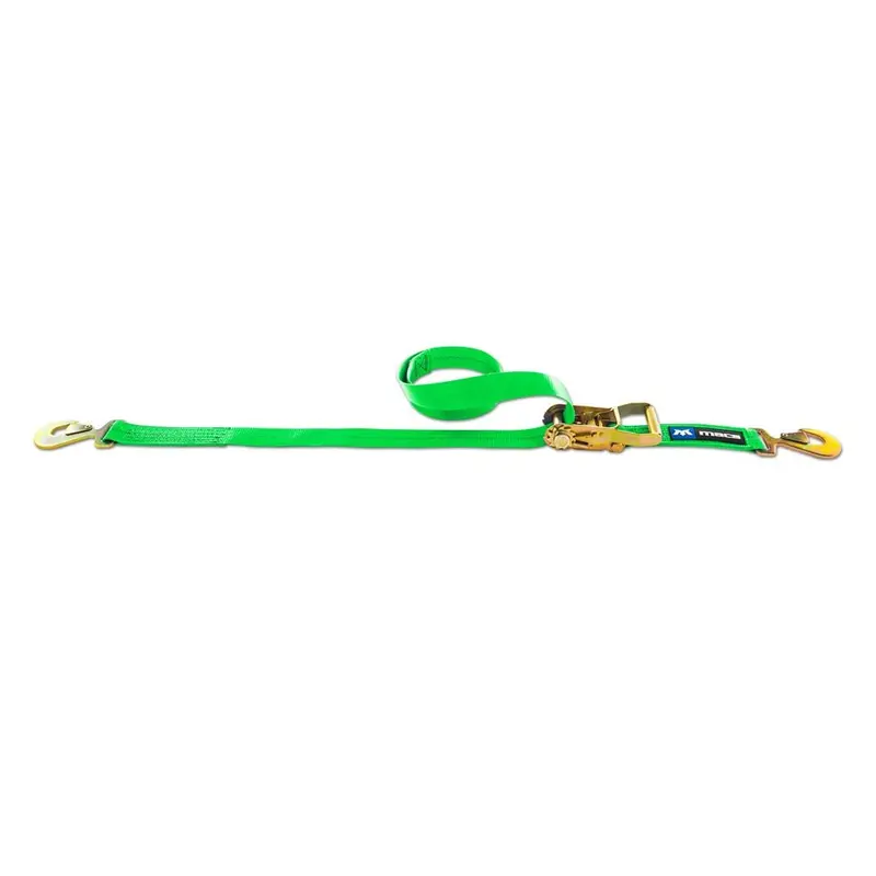 Mac's Tie Downs 2" Ratchet Strap With Flat Snap Hook 4