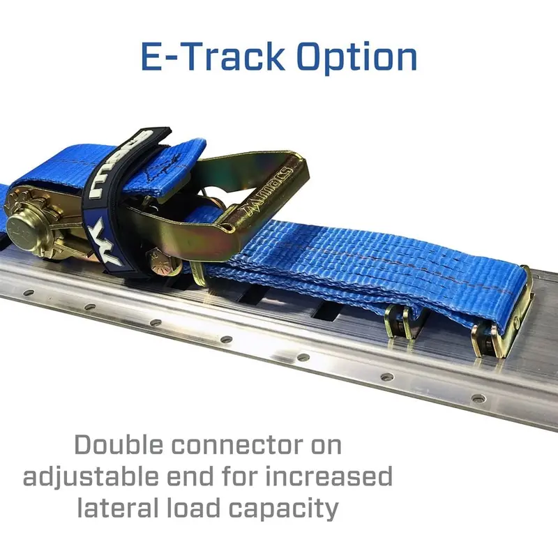 Mac's Tie Downs 2" Tire Block Strap Pack With E-Track Ends 3