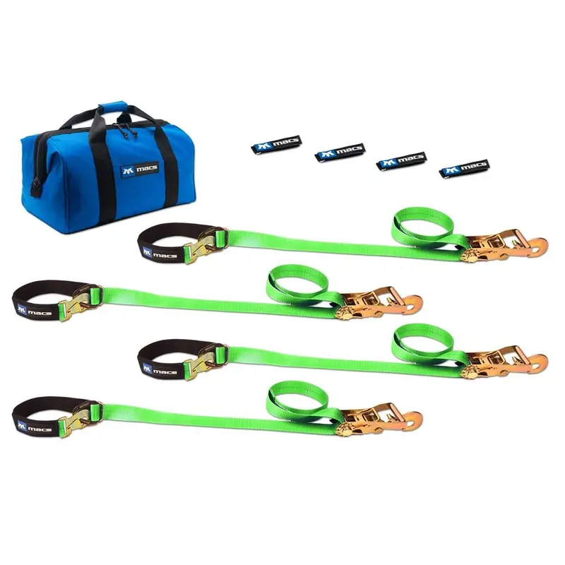 Mac's Tie Downs 2" Utv Tie-Down Pack With Direct Hook 1