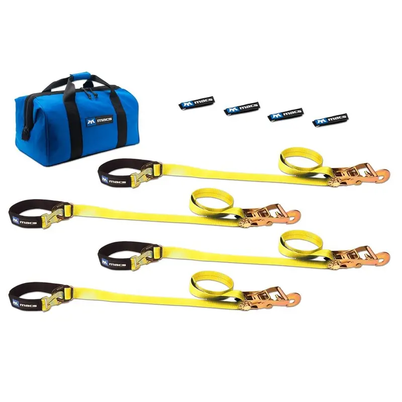 Mac's Tie Downs 2" Utv Tie-Down Pack With Direct Hook 2