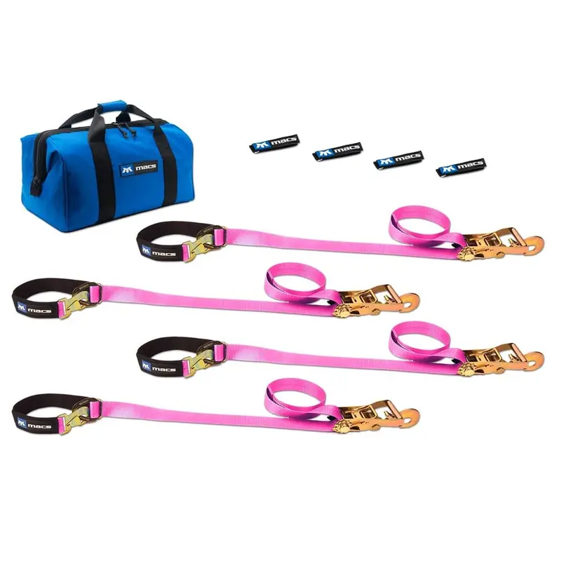 Mac's Tie Downs 2" Utv Tie-Down Pack With Direct Hook 4