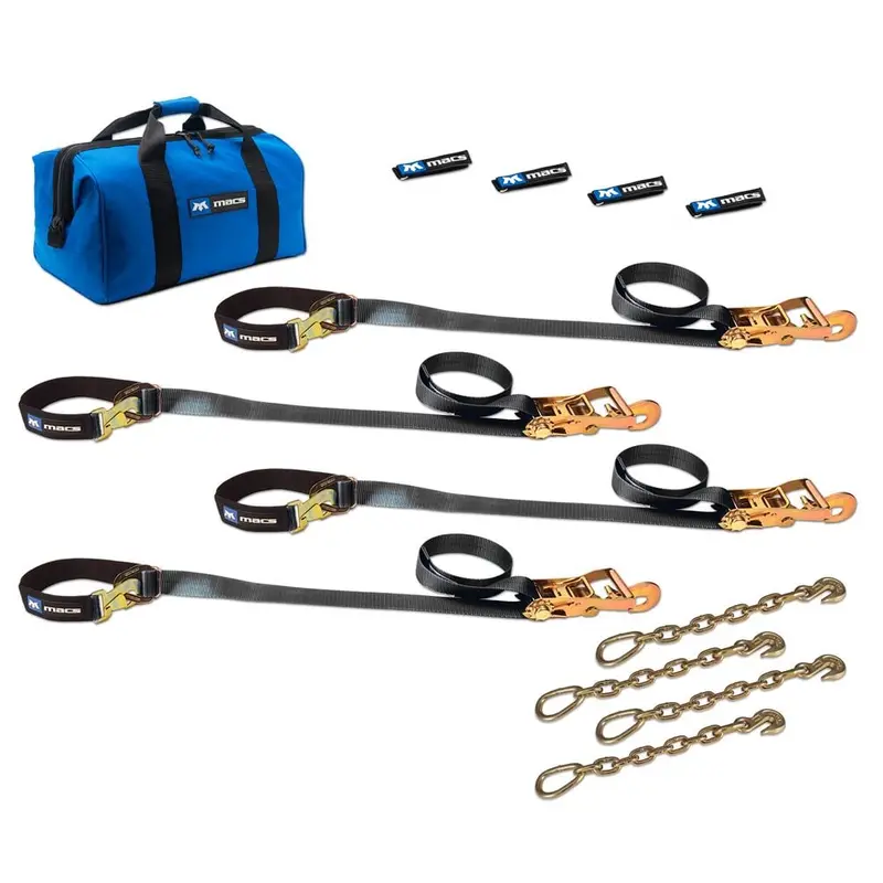 Mac's Tie Downs 2" Utv Tie-Down Pack With Direct Hook & Chain Extension 5