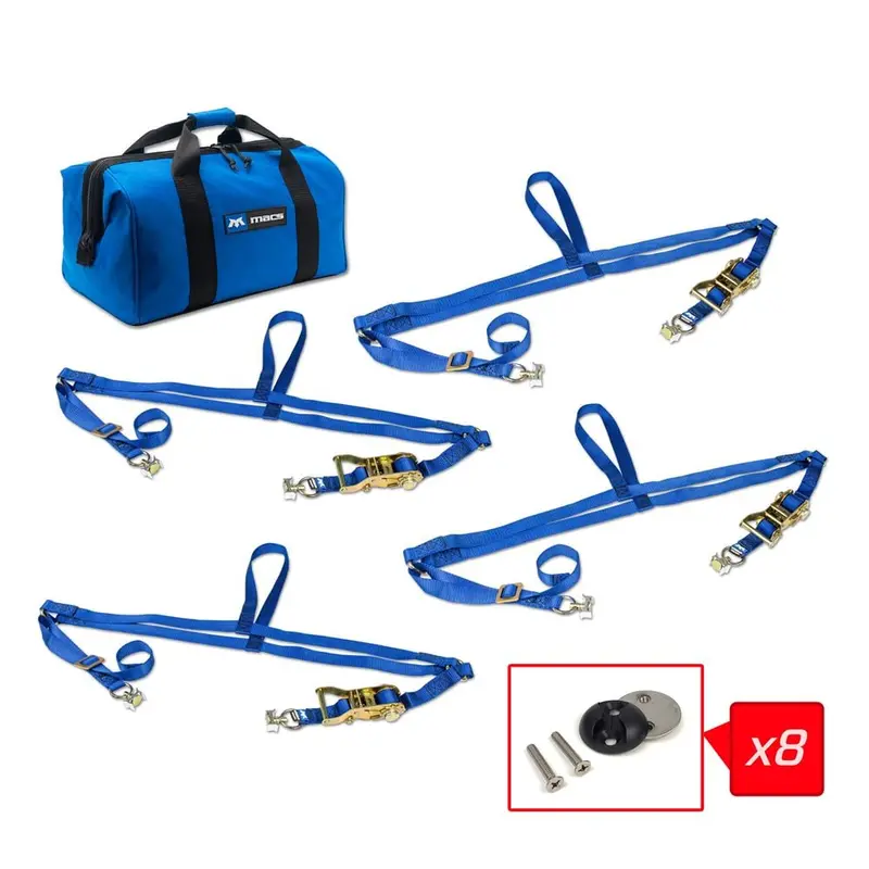 Mac's Tie Downs Adjustable Atv Wheel Net Pack With Versatie Anchor 9