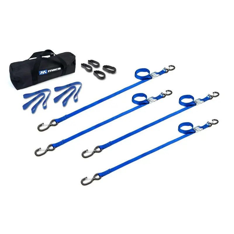 Mac's Tie Downs Atv And Motorcycle Cam Utility Pack With S-Hooks And Keepers 1