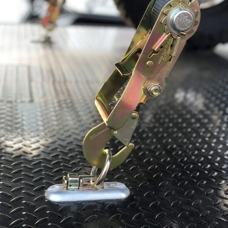 Mac's Tie Downs Double Stud Tie-Down Round Ring 2