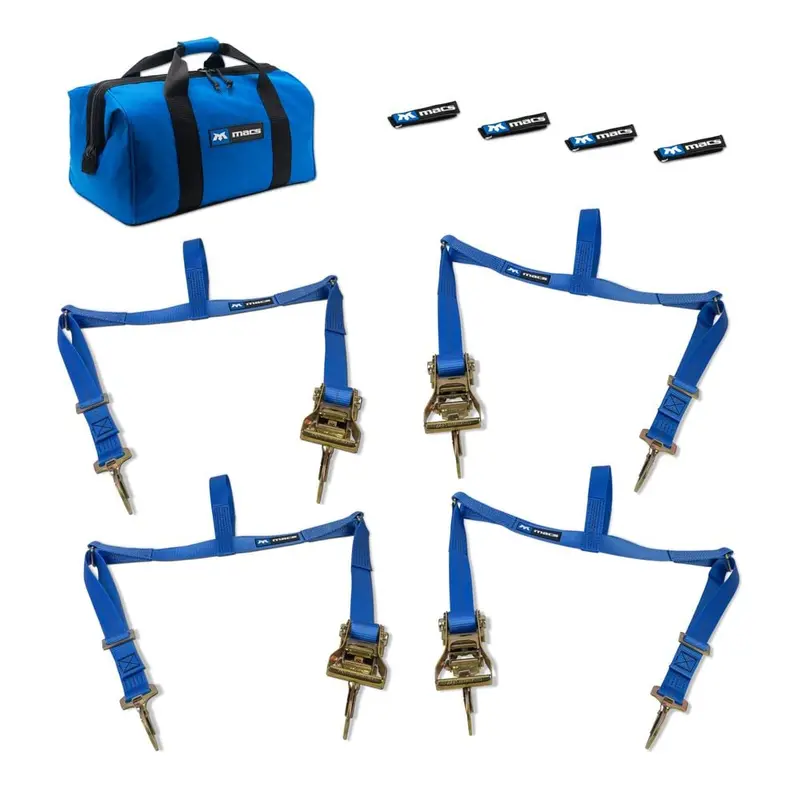 Mac’s Tie Downs Extra-Large Adjustable UTV Tire Net Bundle