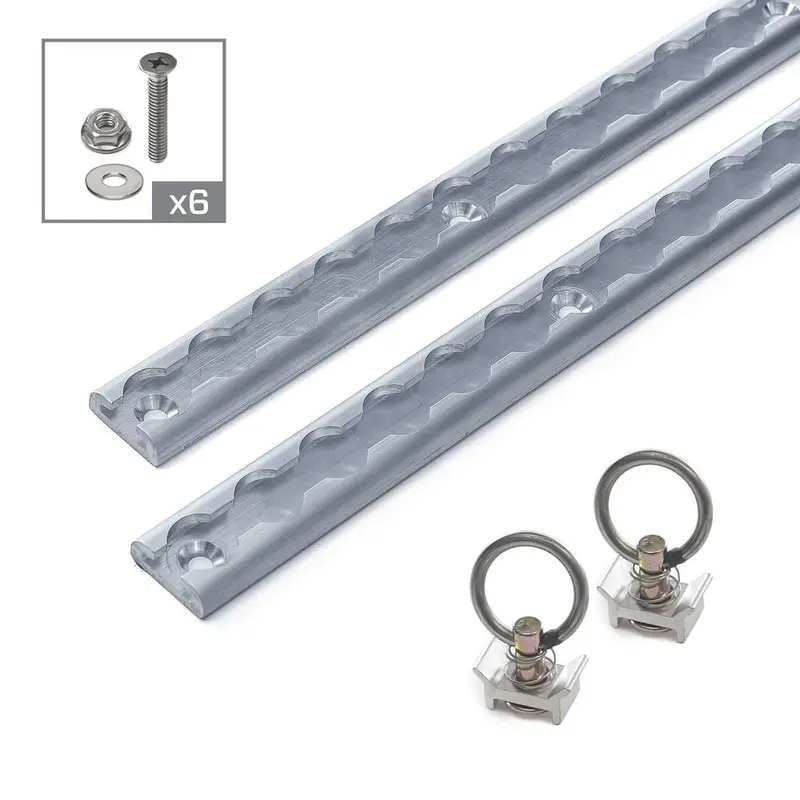 Mac's Tie Downs Versatie Surface-Mounted Track Kit With Contour Edge - Series 1 5