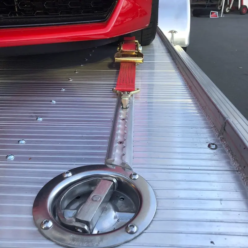 Mac's Tie Downs Versatie Surface-Mounted Track With Wide Contour Edge - Series 3 3