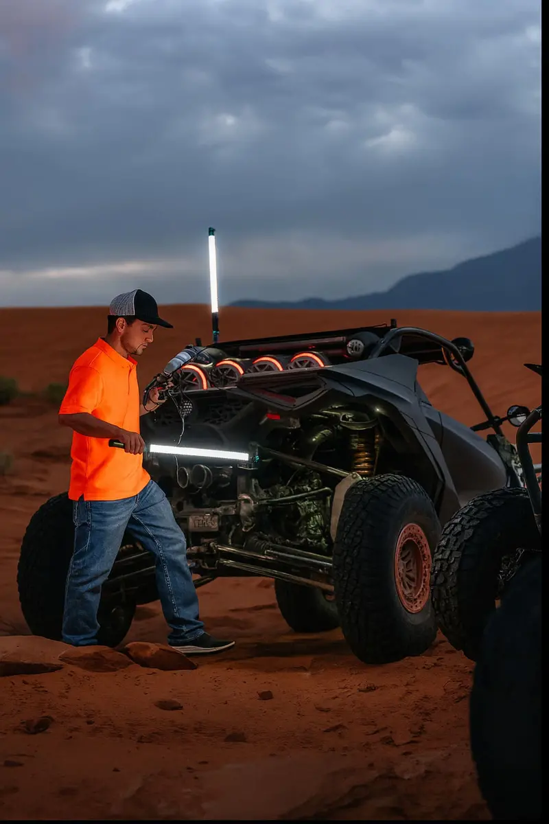 Marshin Whips 16Ft Lead For Work Light Whip 1