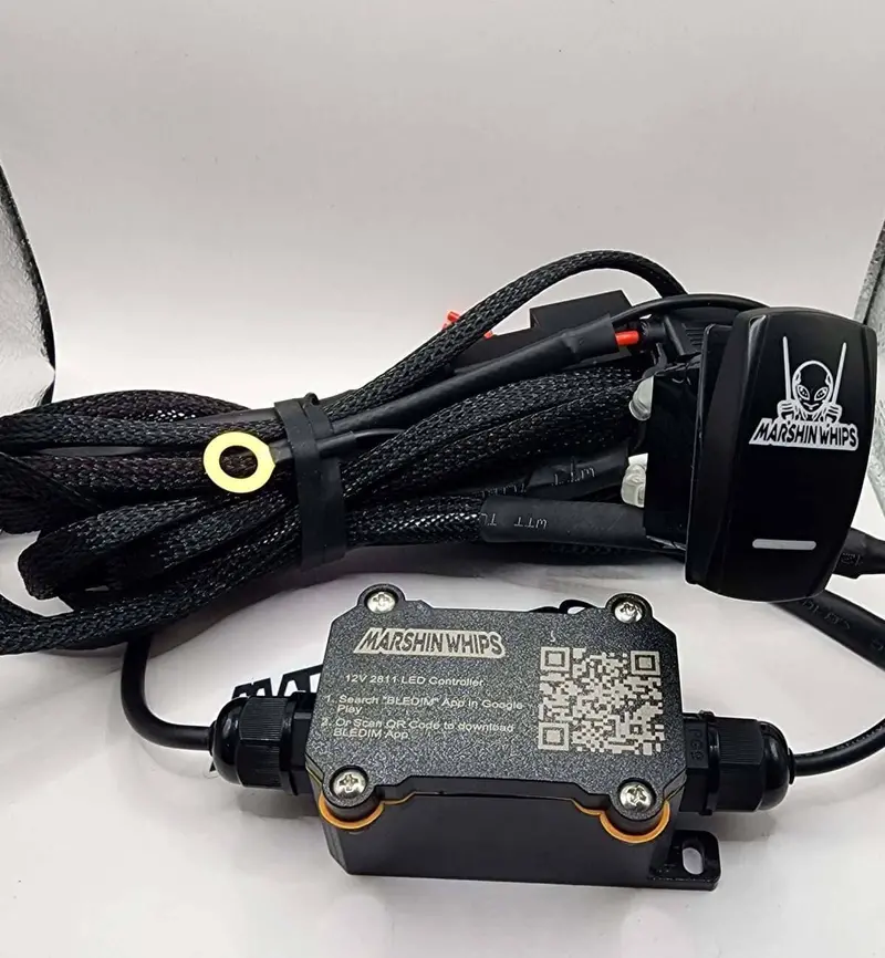 Marshin Whips 2811 Rgb Wire Harness With Rocker Switch 1