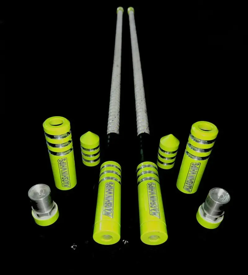Marshin Whips Game Changer Set Of 2 Whips -Savage Sage Green Edition 1