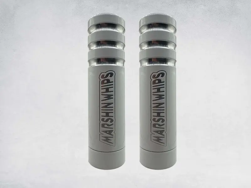 Marshin Whips Game Changer Set Of 2 Whips - White Edition 2