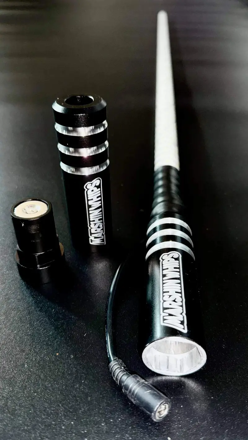 Marshin Whips Game Changer Single Whip - Black Edition 1