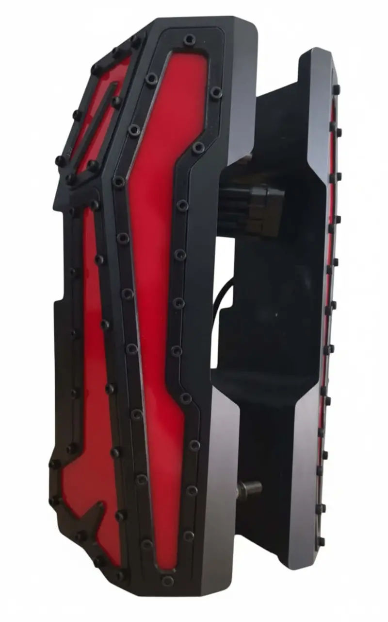 Marshin Whips Polaris Xpedition Billet Led Tail Light - Black 1