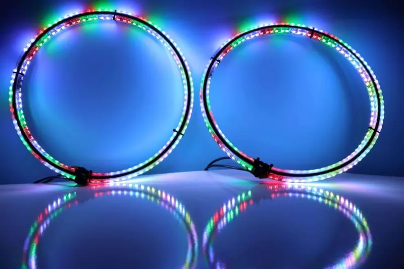 Marshin Whips Rgb Apollo Wheel Lilghts W/ Harness 1