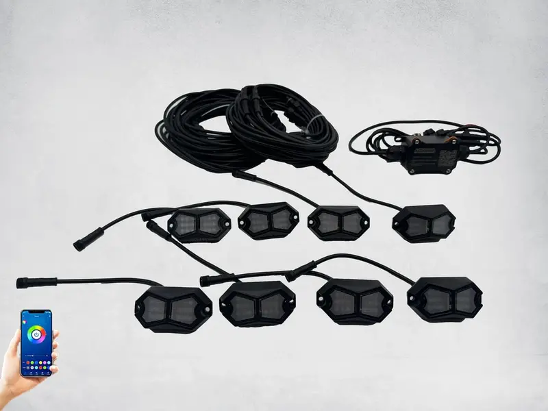 Marshin Whips X-1 Rosewell Rocklights Kit 1