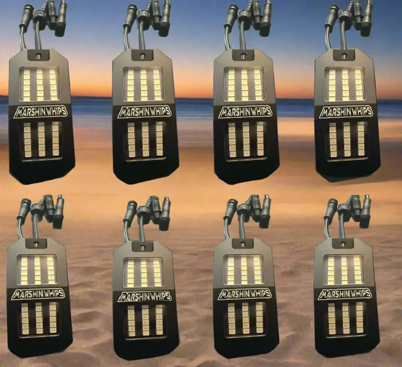 Marshin Whips X-2 Rosewell Billet Rocklights Kit 1