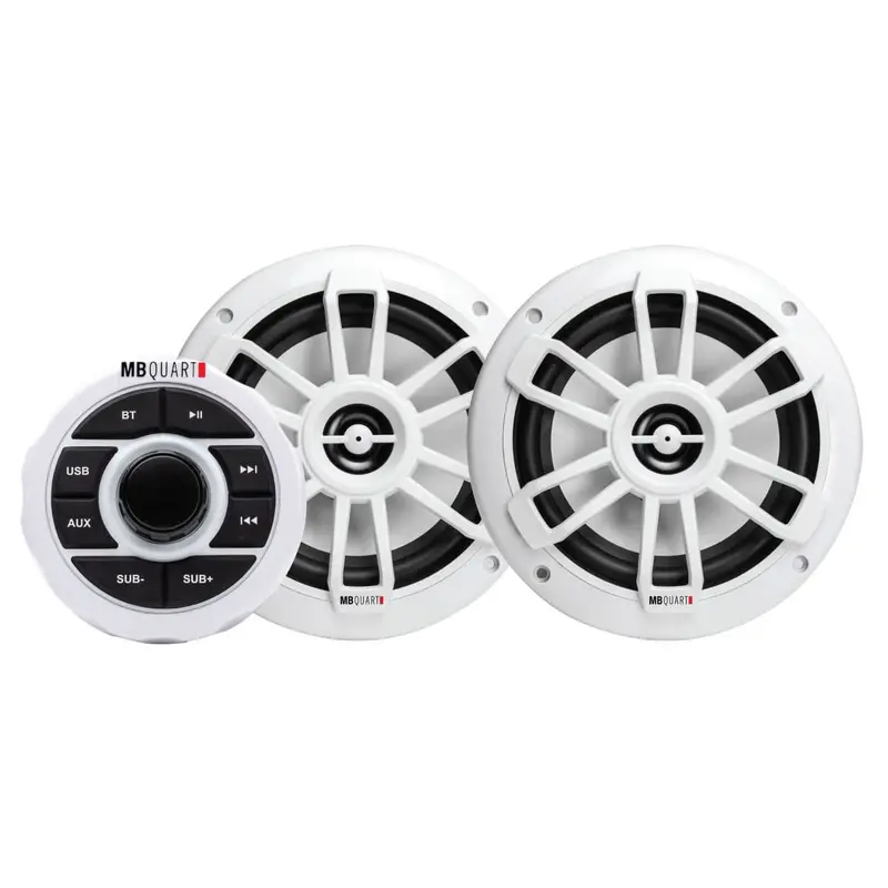 Mb Quart Gmr1.5S2w Bluetooth Source Unit / Nautic Speakers 1