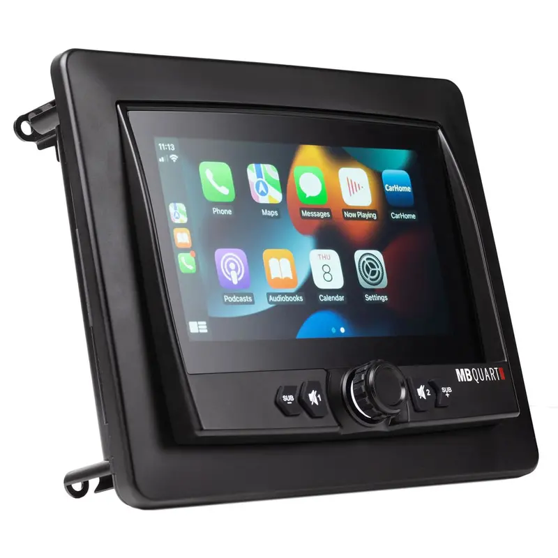 Mb Quart Gmr7v1 7-Inch Waterproof Touchscreen Car Play Source Unit 1