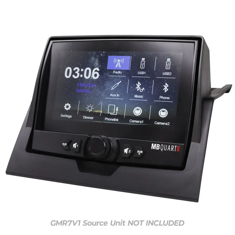 Mb Quart Polaris Ranger 1000 / Xp 1000 Rg-Dash-1 Tuned Gmr7v1 Source Unit Dash Installation Kit 1