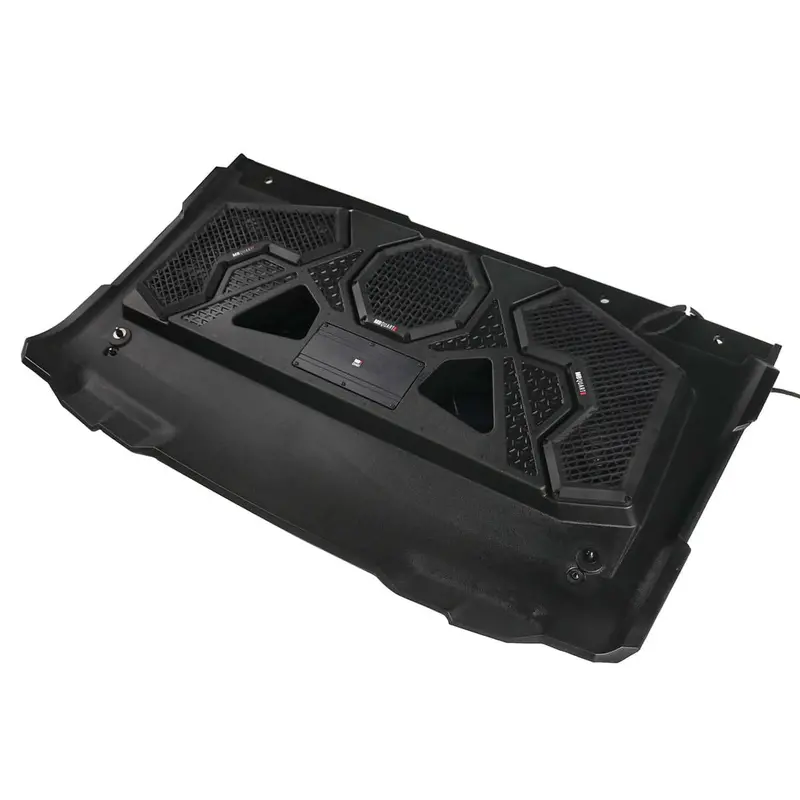 Mb Quart Polaris Ranger Mbqrg2-S6r 500 Watt 6 Speaker Audio Roof W/ 3.5 Inch Lcd Source Unit 1