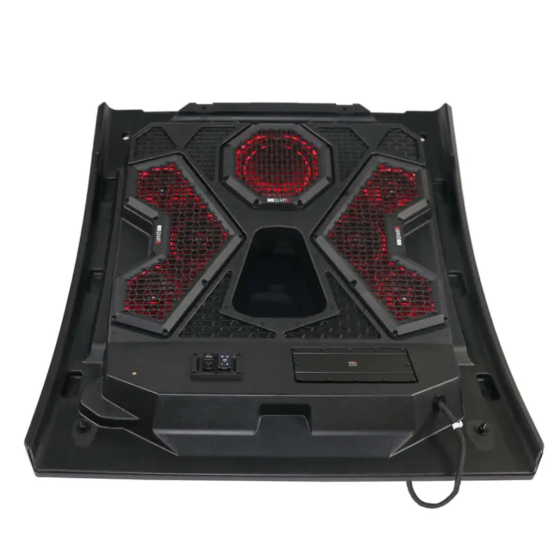 Mb Quart Polaris Rzr Trail Ride Command Mbqrt2-S7rrc 500 Watt 7 Speaker Audio Roof 2