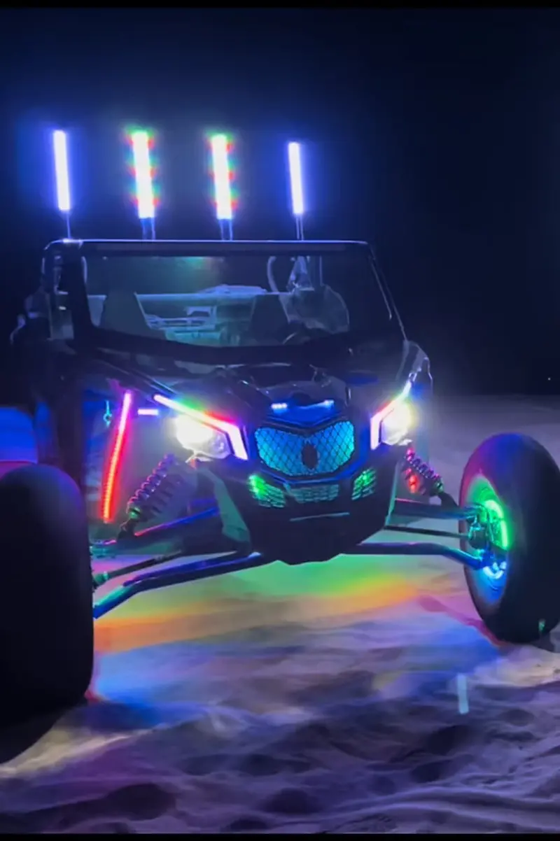 Mb Whips Can-Am Maverick X3 Street Legal Kit With Brow Light 1