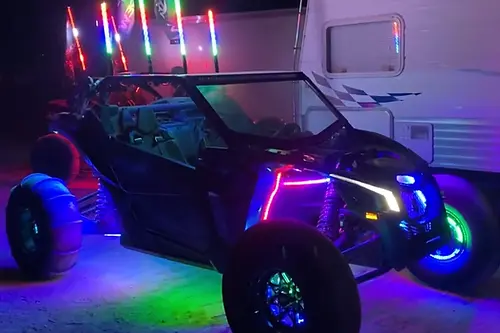 Mb Whips Can-Am X3 Stage 2 12 Strip Underglow Kit 1