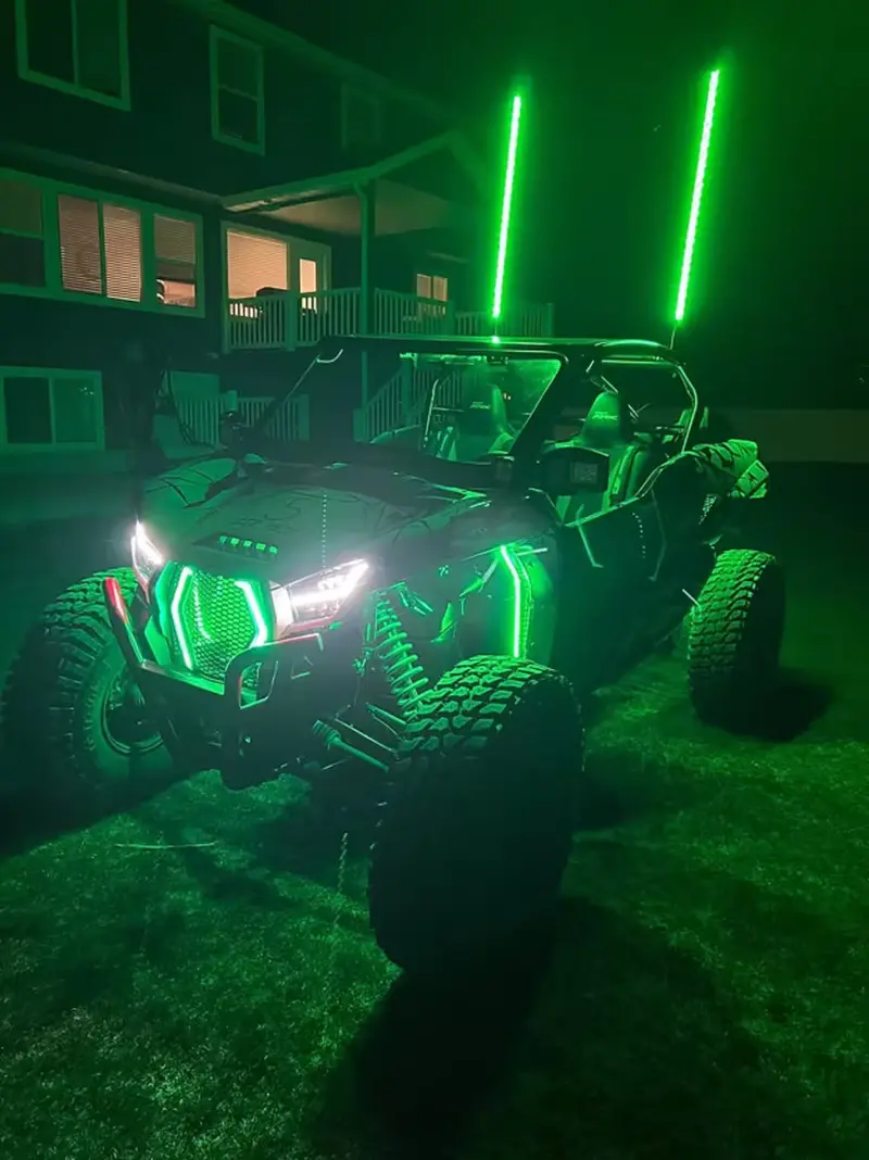 Mb Whips Kawasaki Teryx Krx Led Stage 2 Underglow 1