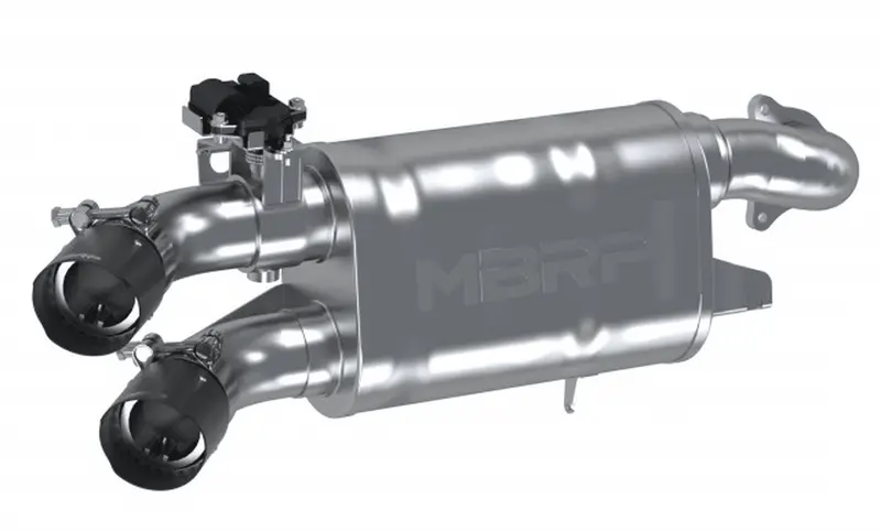 Mbrp 2.5" Slip-On, Active Exhaust, Dual Out 2020-2023 Polaris Rzr Pro Xp 1