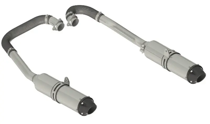 Mbrp Complete Dual System Headers Back Polaris Rzr 900 All Models 2011-2014 1