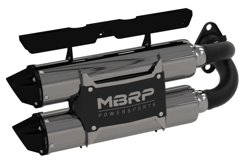 Mbrp Dual Slip-On Muffler For 2018-2023 Polaris Rzr Xp 1000/ Rzr Rs1 - Performance Series 1