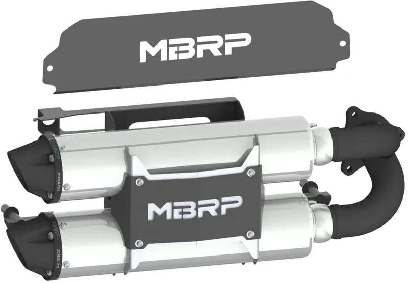Mbrp Polaris Rzr Pro Xp Stacked Dual Slip-On, Performance Series Exhaust 2020-2023 1