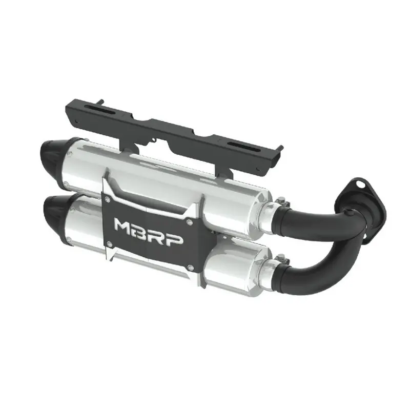 Mbrp Stacked Dual Slip-On Muffler 2015-17 Polaris Rzr Xp 1000 - Performance Series 1