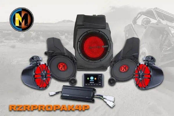 Memphis Audio Polaris Rzr Pro 4 Plus Audio Kit (Pro Xp - Pro R - Turbo R) 2