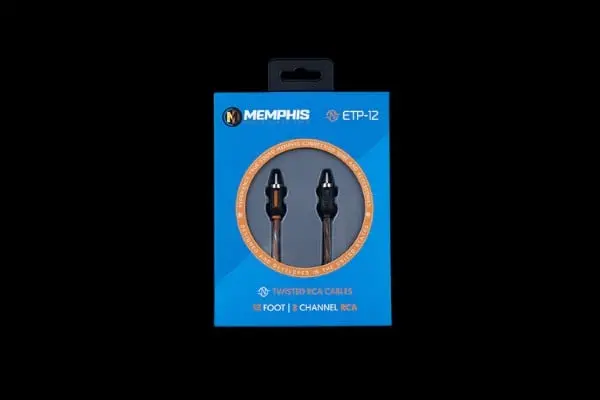Memphis Audio Twisted Rca Cables (12 Foot) 1