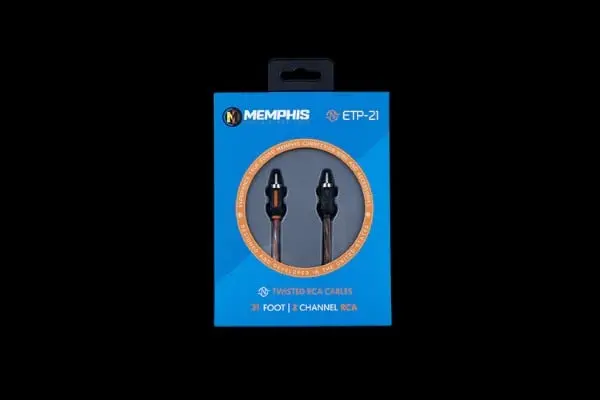 Memphis Audio Twisted Rca Cables (21 Foot) 1