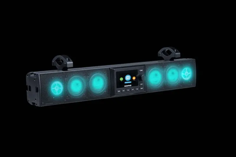 Memphis Powersports 24" Sound Bar With Led And Video Input 1