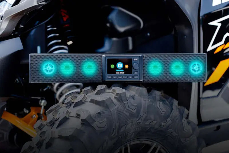 Memphis Powersports 24" Sound Bar With Led And Video Input 2