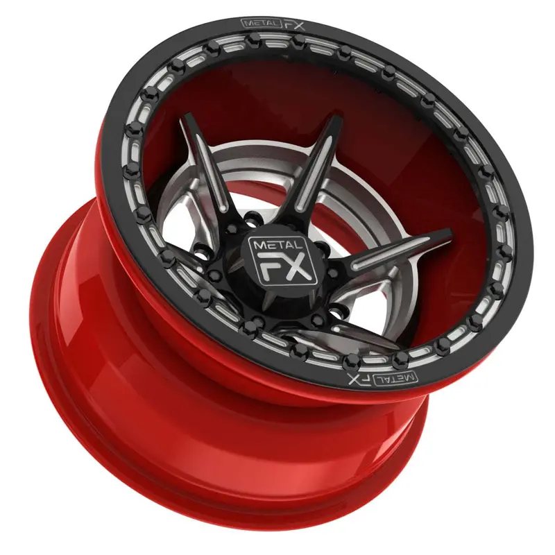 Metalfx 15" Bullet 6R Forged 3-Piece Beadlock 2